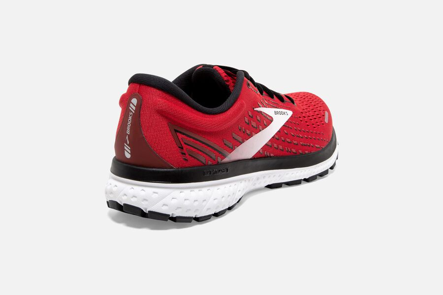 Brooks Israel Ghost 13 Road Running Shoes Mens - Red/White - JPE-283167